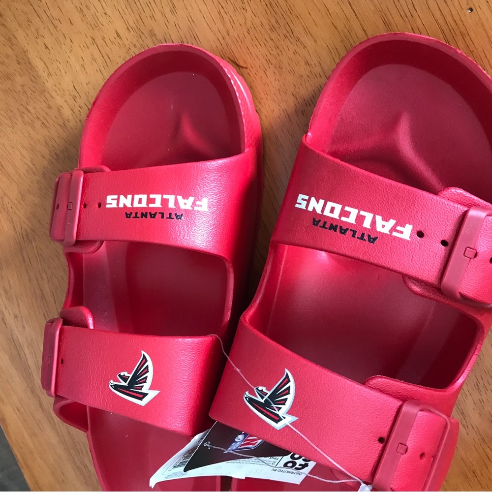NWT Women’s Atlanta Falcons Slides